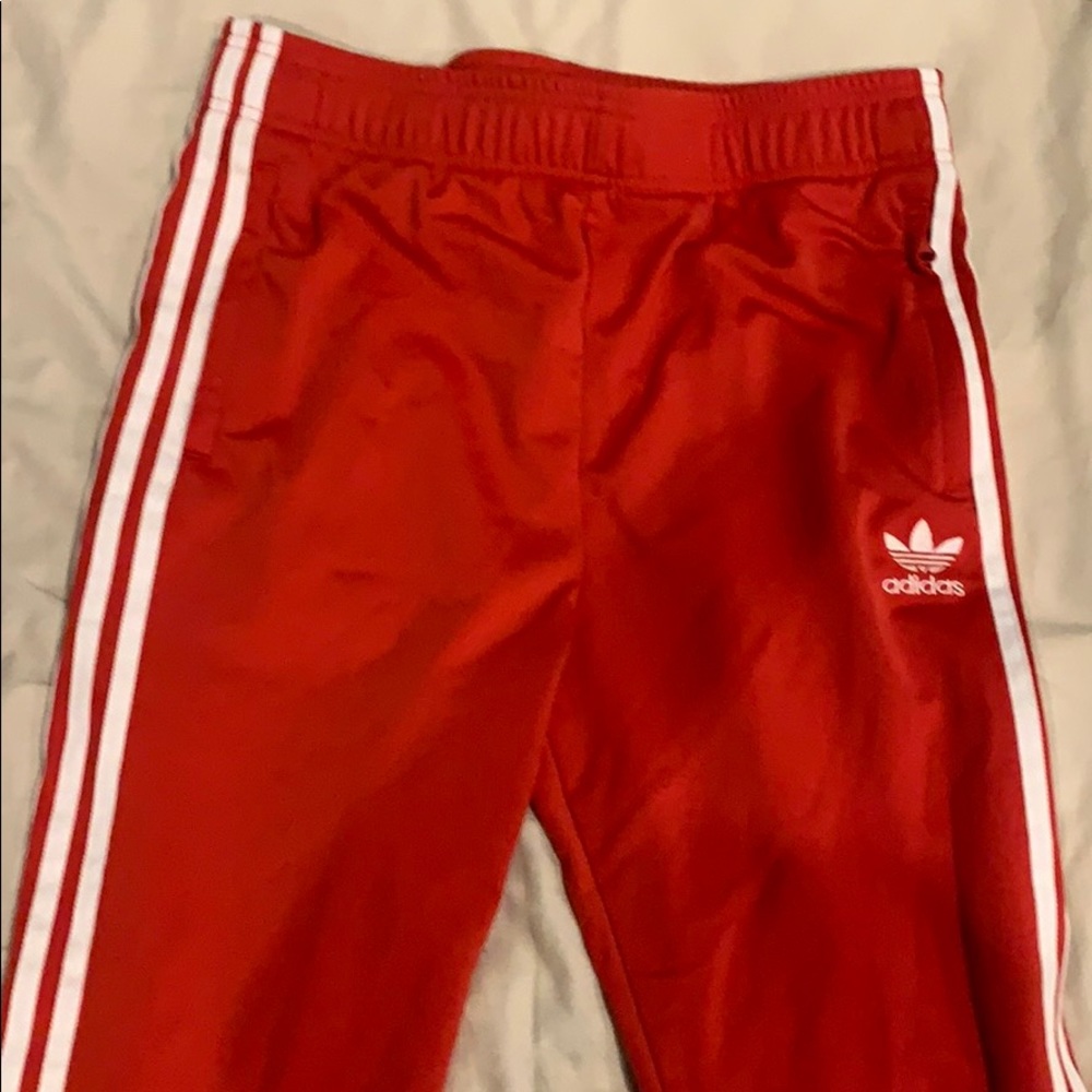 Red Adidas Joggers